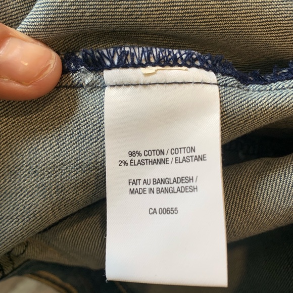 Reitmans Jeans | cotton/elastane denim jacket | size 7 - Picture 4 of 7